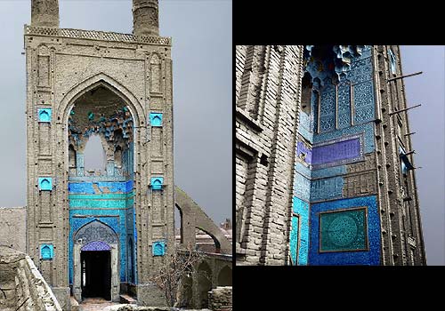 سردر و مناره هاي مسجد جامع يزد