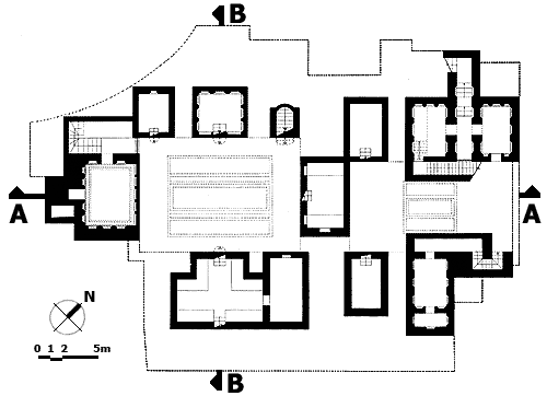 Basement plan of Gerami house
